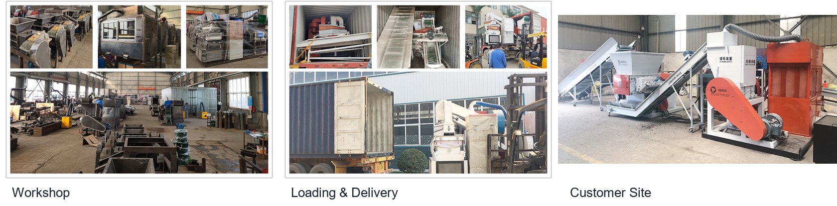 Copper wire granulator factory test and delivery